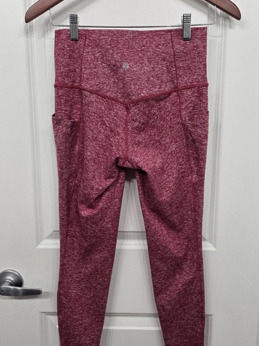 NWT Athleta Salutation Stash Pocket II Softluxe Tight Size 1X in Red Heather